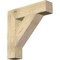Ekena Millwork Traditional Block Rough Sawn Bracket, Douglas Fir, 6"W x 28"D x 28"H BKT06X28X28TRA05RDF - alternate 1